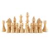 32pcs Wooden Chess Pieces Complete Chessmen International Word Chess Set Chess Piece Entertainment Accessories