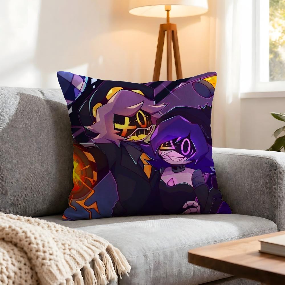 Cartoon Murder Drones Cushion Cover 1Pcs Decorative Covers Soft Cushion Case For Sofa Couch Decor 40X40 45X45 Pillowcases