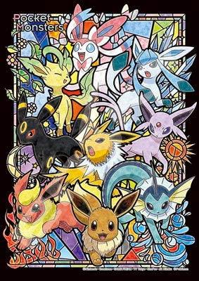 Ensky Pokemon Eevee Evolutions 18.2 X 25.7 Cm Art Crystal Jigsaw Puzzle, 208 Pieces, ART CRYSTAL JIGSAW 208-AC51