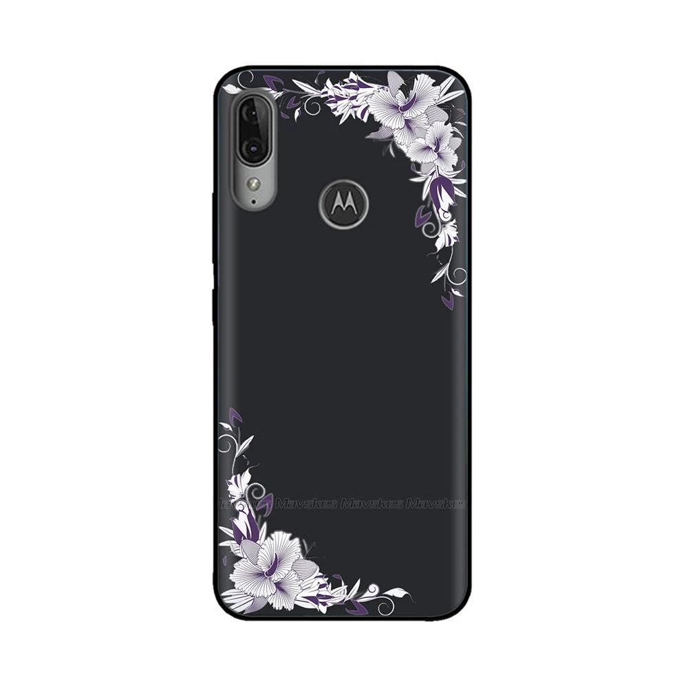 For Moto E6 Plus Case Soft Black Silicone Phone Back Cover For Motorola Moto E6 Play E6s 2020 MotoE6 Plus Case Cover Coque Funda