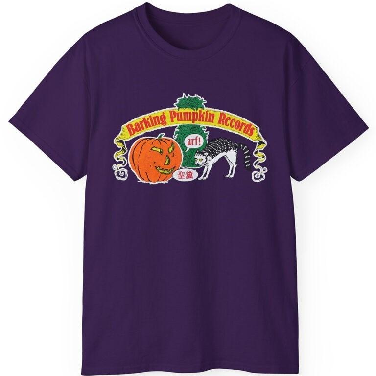 Ретро Тыква Лает Записи Унисекс Футболка S-5XL Унисекс Футболка XXL