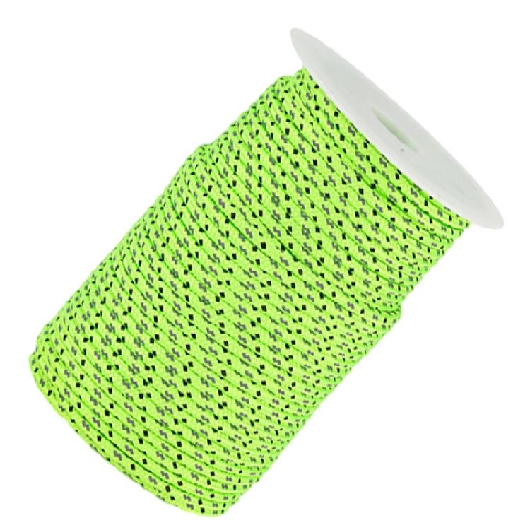 Outdoor Reflective Paracord Rope Camping Survival Rope High Strength Tent Lanyard Strap Camping Tent Accessories