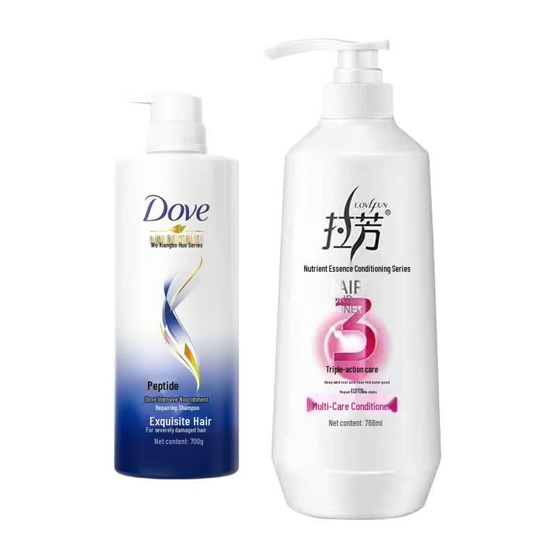 Dove Intensive Repair Shampoo & LAFANA Conditioner Set