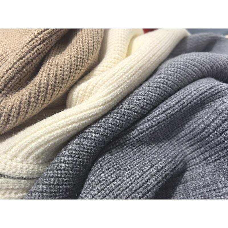 YYFS Women's Fashion Casual Fall Winter Solid Color Print Long Sleeve High Neck Tops Women's Clothing Woolen Knitwear Sweaters