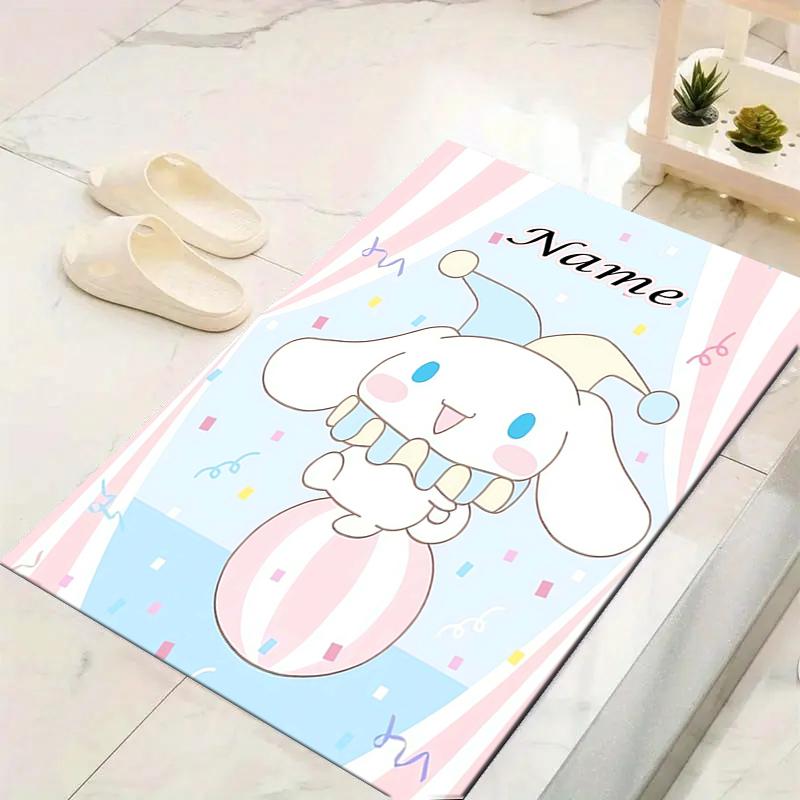 Custom 1Pc Cute Bunny Friends Adventure Rug Office Carpet Indoor Outdoor Entrance Doormat Nonslip Soft And Comfortable Living Room D491521