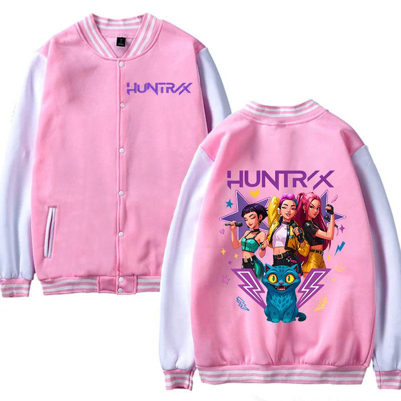 European and American trend witch hunting group Korean version casual hoodie women's plus size baseball jacket autumn and winter coat 5991