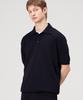 Pildeoseu Standard Button Collar Half Knit Black