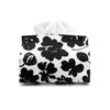 Creative Flower Tissue Boxes PU Leather Tissue Case Waterproof Storage Box Tissue Cover Desk Clean Napkin Holder Household Items