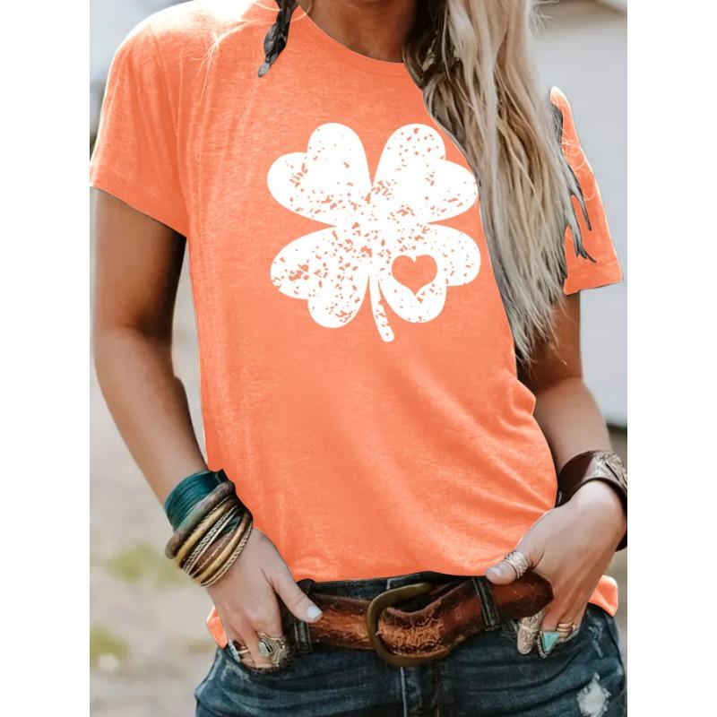 Summer Round-neck Pullover Short-sleeved Women's T-shirt