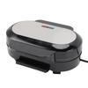 Dual Breakfast Sandwich Maker Fast Cooking Non Stick Egg Burger Machine for Home Use Silver Black