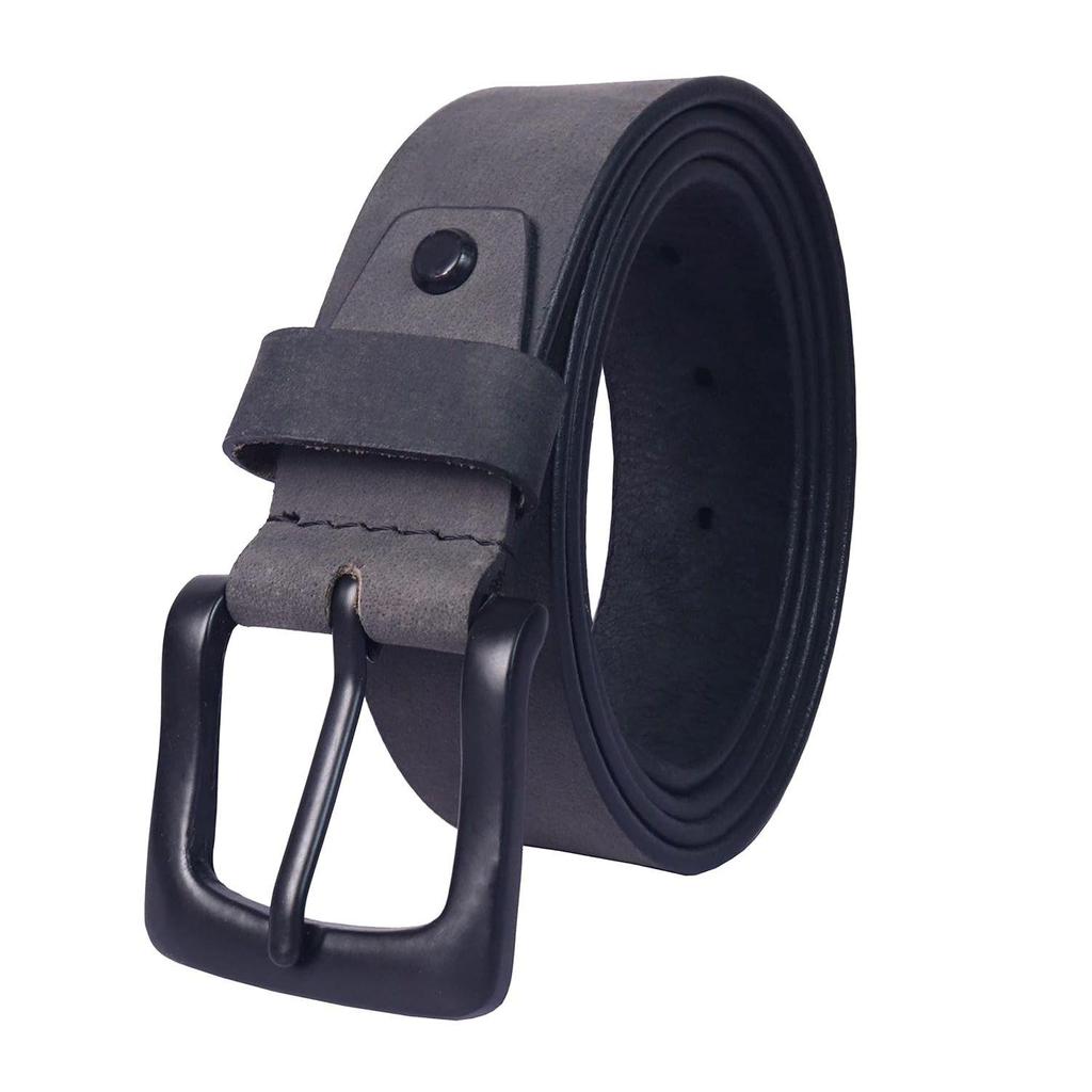 Top Grain Genuine Leather Handmade | Cowboy Belt for Men | 46 Inches Length | Adjustable Size Fits Waist 28-40 Inches