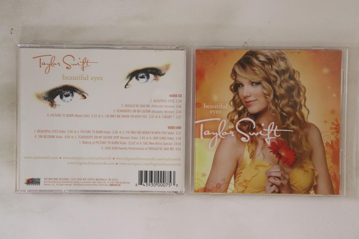 

CD TAYLOR SWIFT - Beautiful Eyes BMRATS0140 BIG MACHINE 2008 US Pop Used