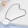 Stainless Steel Heart-Shaped Gua Sha Board for Facial and Eye Massage