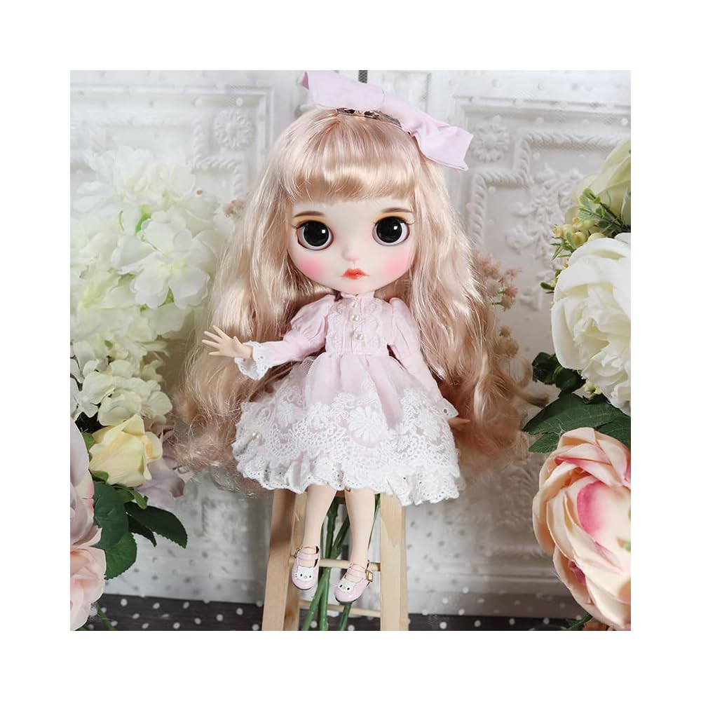 ICY Fortune Days Doll Clothes Pink Skirt 1/6 Scale Dress Accessories for Blythe Obitsu 24 Licca Dolls