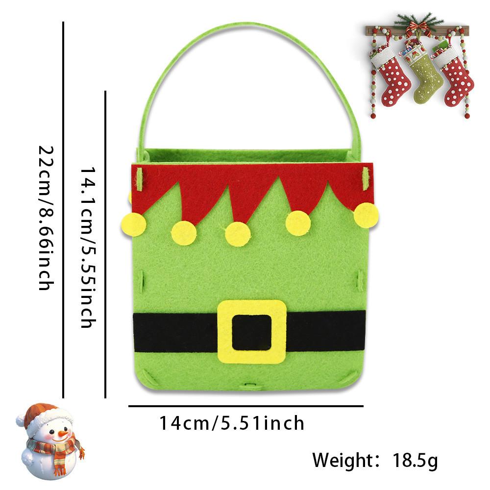 Whimsical Christmas Character Handheld Bags Perfect For Kids Candy Gifts And