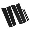 6PCS Pillar Post Trim Kit Tough PC Door Window Pillar Post Glossy Black Cover Replacement for Acura TSX 2009 To 2014