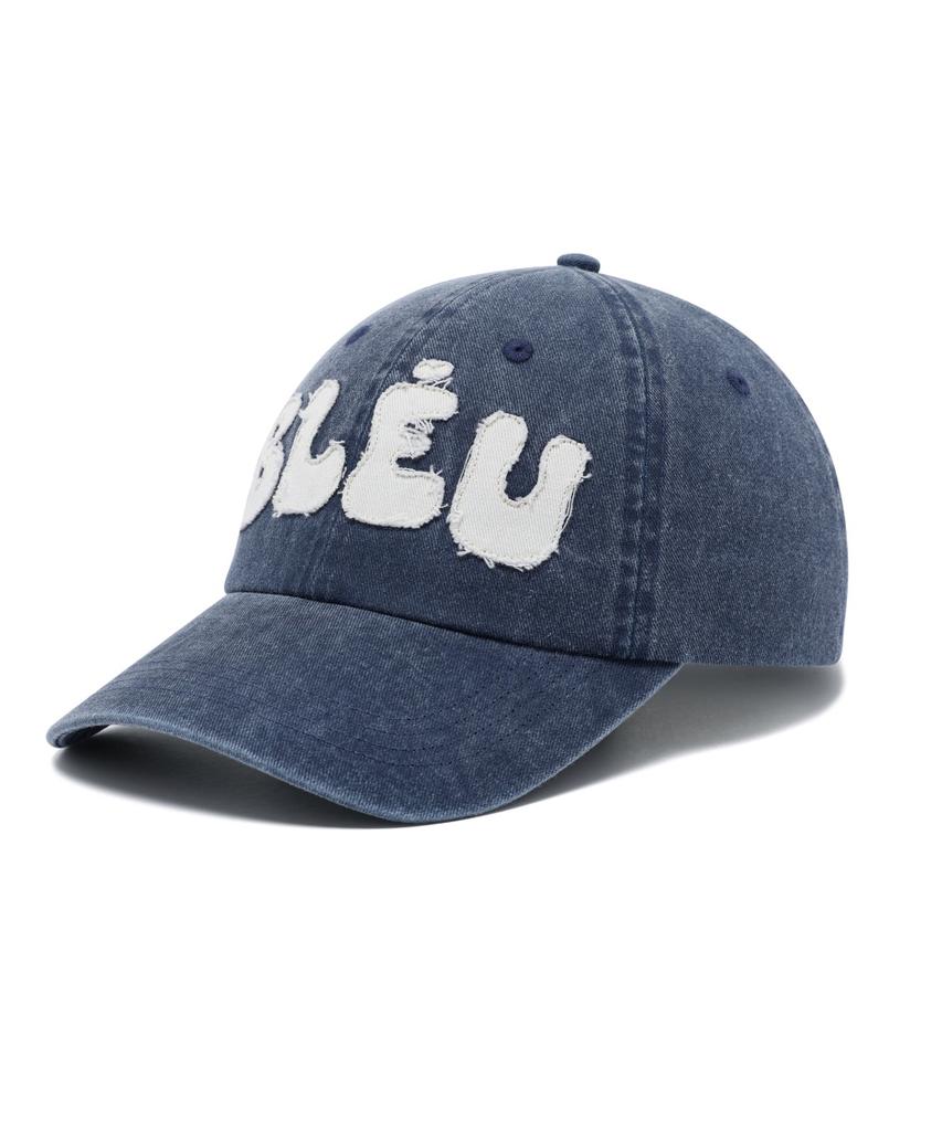Beullumiel Vintage Washed Logo Ball Cap (Navy)