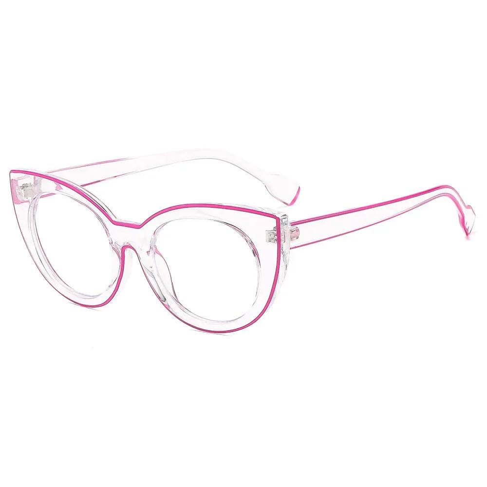 Fashion Designer Anti Blue Light Women Reading Glasses Prescription Glasses Optical Eyewear Single Focus Presbyopic Glasses+3.5