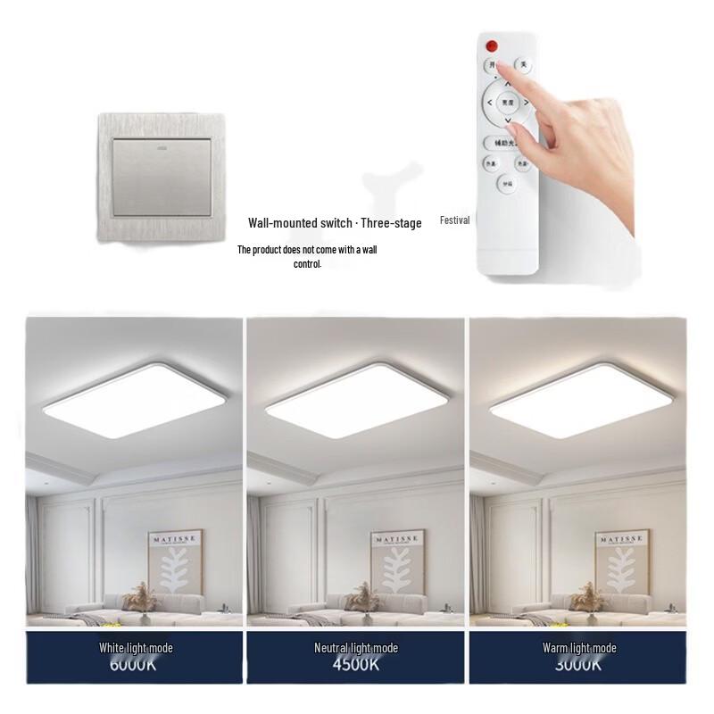 LED Dimmable Eye-Protection Ceiling Light for Study Bedroom