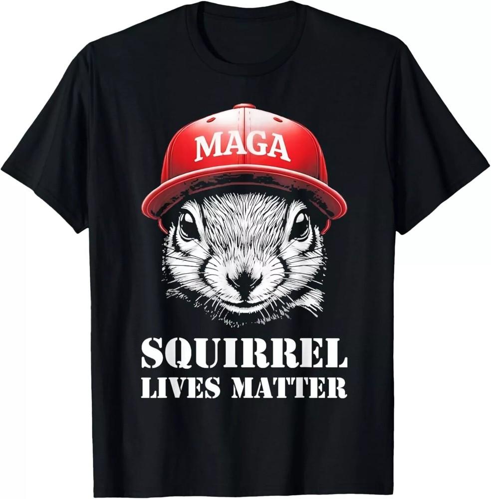 

2025/Justice For Peanut The Squirrel Lives Matter Vote Trump MAGA T-Shirt Unisex T-Shirt XXXL