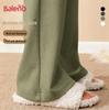 Baleno Women's Plush-Lined Chenille Wide-Leg Pants