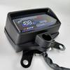 Digital Motorcycle Speedometer Odometer Clock with Gear Display Multifunction Plastic Gauge Dashboard Panel for Universal Bikes