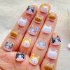 50pcs Cute Mini Cartoon Animal Kitten Nail Art Flatback Stone Figurines Scrapbook Charm DIY Jewelry Decor Crafts