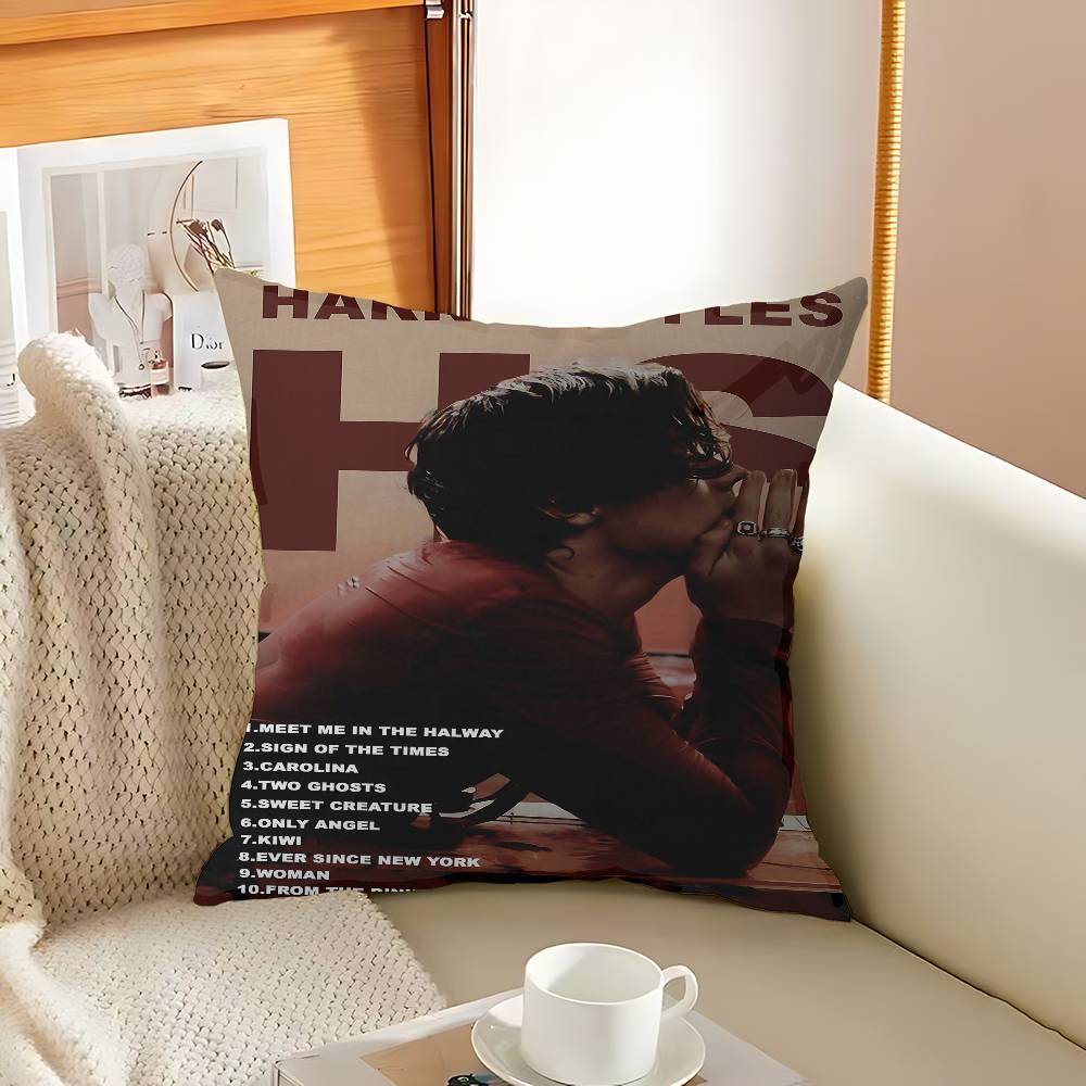 Singer H-Harrys S-Styles Cushion Cover Pillow Cover Decor Pillowcase Printed Cushion Case For Couch