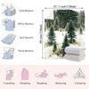 1PC Winter Forest Print Blanket — Made of soft plush flannel, it's perfect for sofas, beds, or loungers. Ideal for home decor an