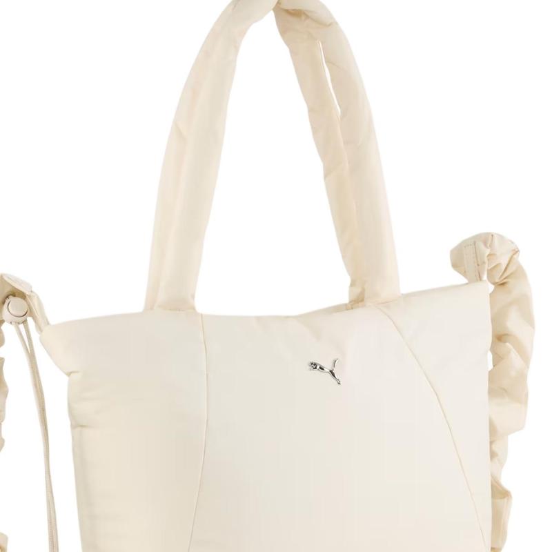 New PUMA Fabric One Shoulder Handbag Women's White 091444-01