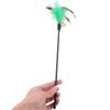5pcs Cat Kitten Pet Cat Teaser Feather Stick Pet Supplies Cat Accessory for Cats Interactive Stick Cat Supplies
