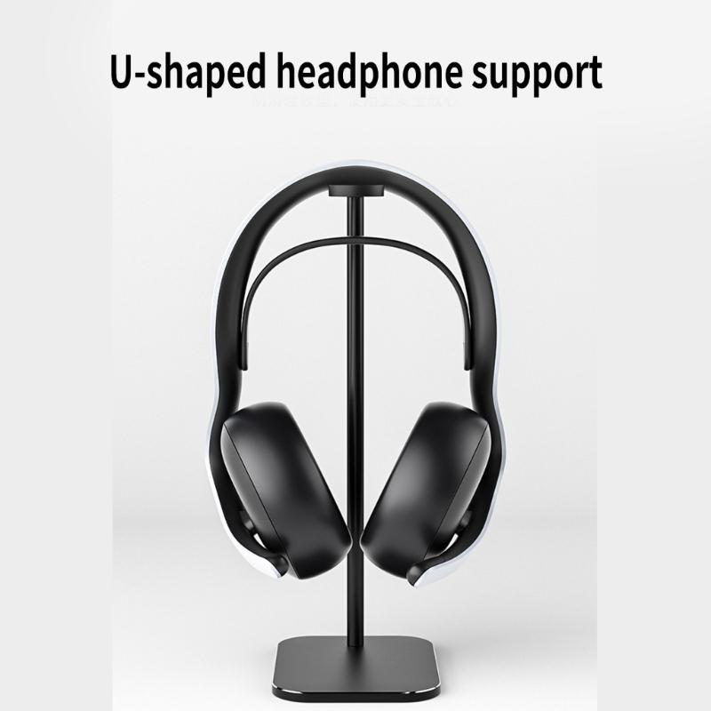 Headphone Stand for Pulse Headset Holder with Aluminum Supporting Rod Desktop Headphone Stand