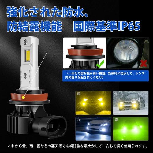 New Explosive LED Fog" SUPAREE H11 LED Fog Lamp H8 Yellow Explosive H16 H9 Vehicle Inspection Compatible for DC12V Vehicles 20W 3000K Yellow High Bri