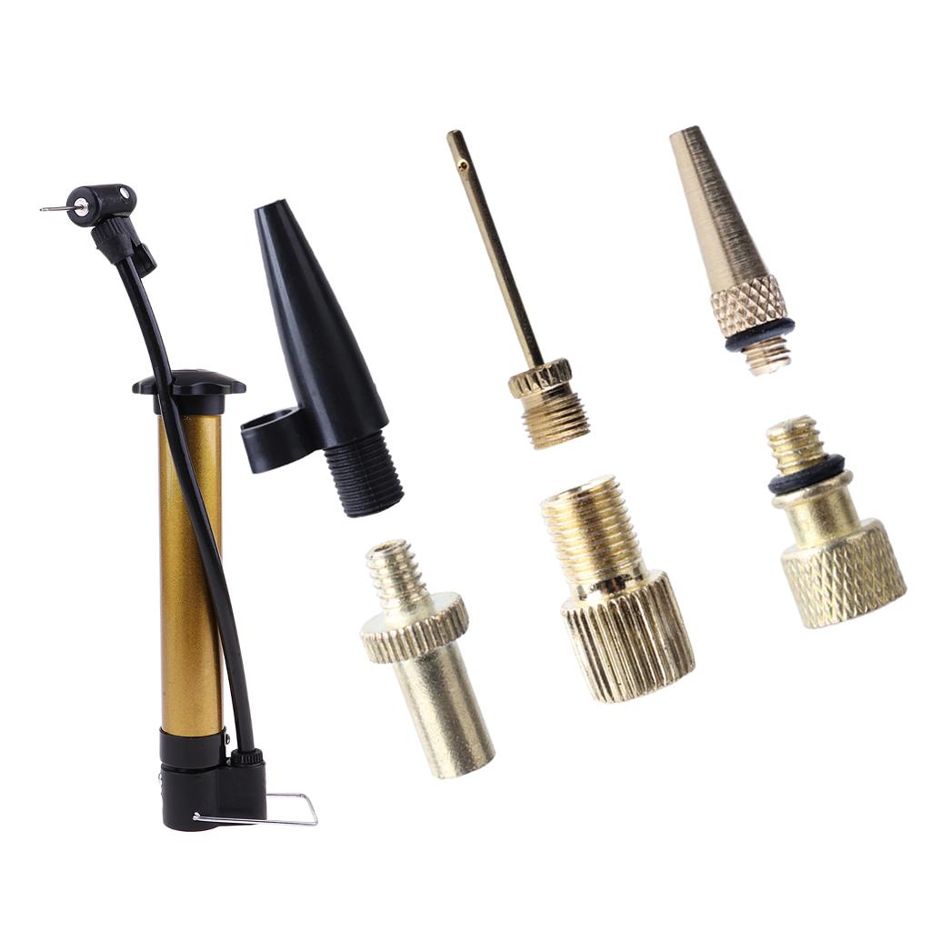 , Car Copper Tire Valve Converter, Inflator Pump Needle Nozzle- Accessories