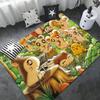 Cartoon Cute Hamtaro Floor Mat Rectangle Anti-slip Home Soft Badmat Front Door Indoor Outdoor Mat Welcome Doormat