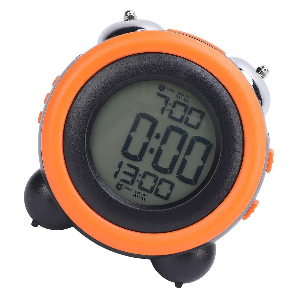 Vibrierender Wecker mit Bettvibrator Tragbarer digitaler Wecker mit LED-Anzeige für Tiefschläfer