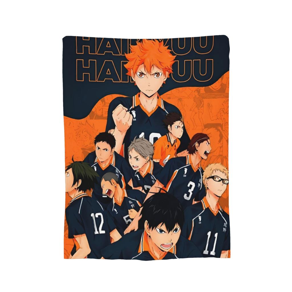 Anime Haikyuu Plush Blankets Miya Atsumu Manga Novelty Throw Blankets for  Sofa Bedding Lounge 150*125cm Quilt,