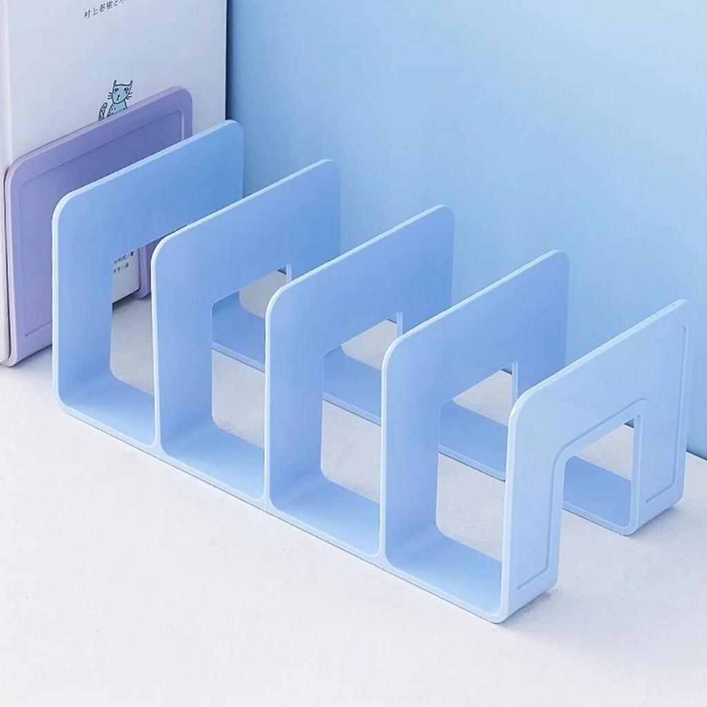 Multi-function Book Magazine Bookshelf Storage Stand Desk Organizer Holder for Book Magazine CD Files School Office Supplies