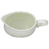 NARUMI Milk Pitcher/Creamer, Silky White, 130cc, White, Cute Relief Design, Microwaveable, Dishwasher Safe, Gift Boxed, 9968-4263P