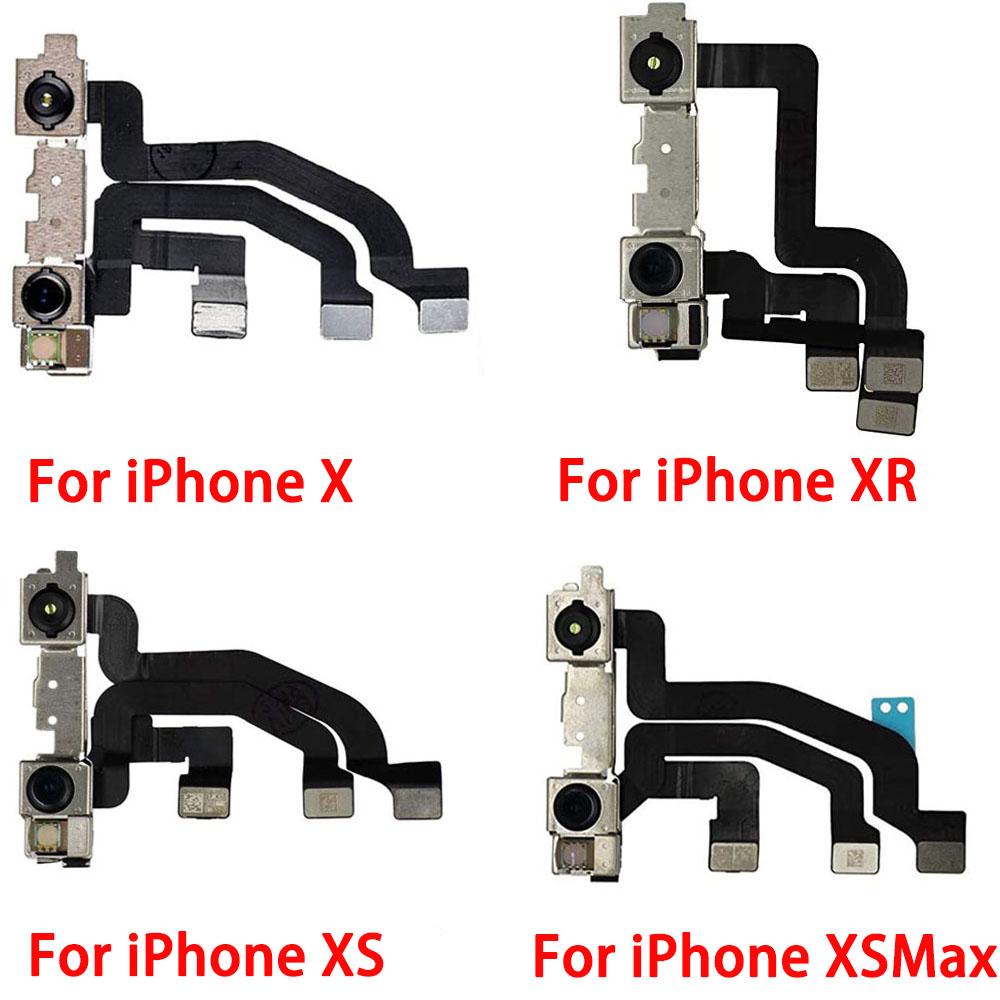 For iPhone 7 7P 8 Plus Front Camera Module With Sensor Proximity Light Face ID Sensor Flex Cable For iPhone X XR XS XSMax