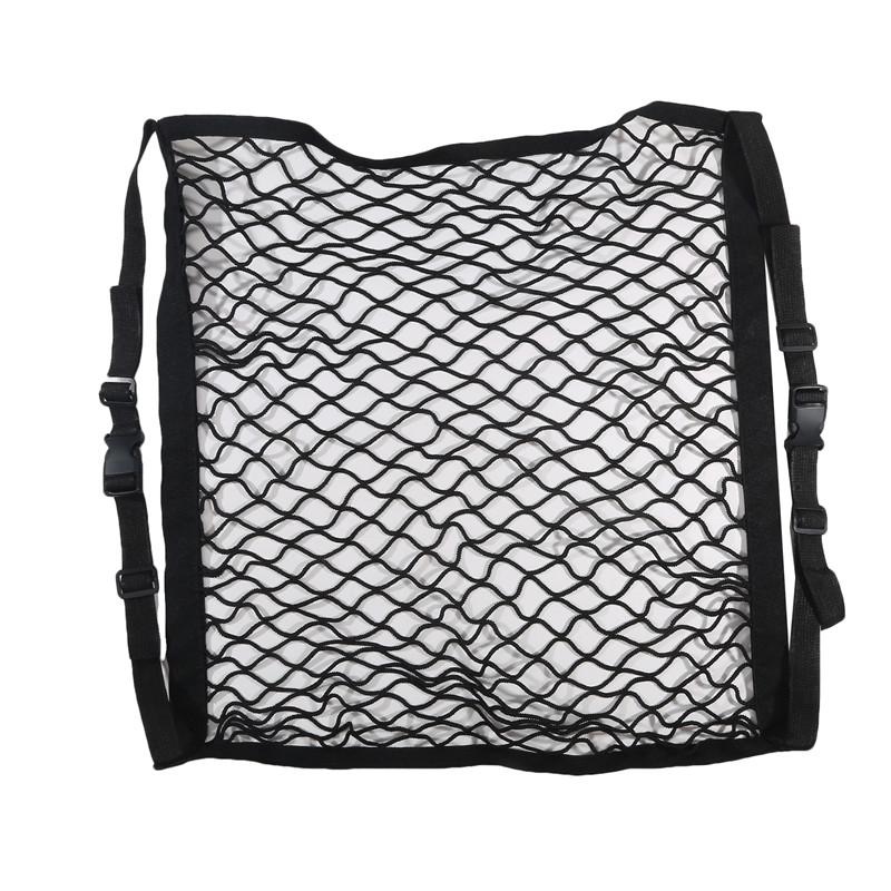 Single Layer Car Trunk Elastic Passenger Mesh Pocket Auto Interior Cargo Storage Net Bag