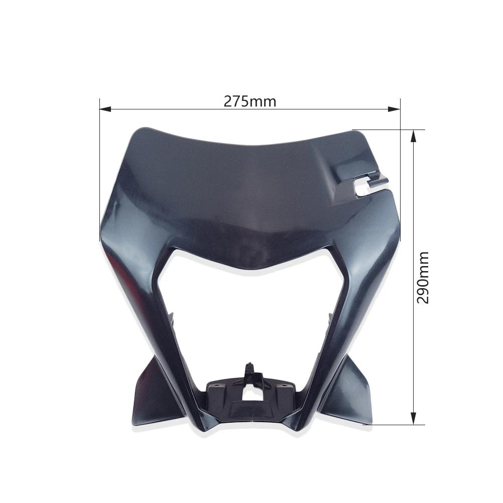 New Headlight Cover 76908001000EB Motorcycle Accessories Headlamp Head Light Fairing Shroud Plastic Mask For KTM 690 Enduro-R SM