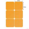 /Set Self Flexible Mirror Sheets Wall ers for Home Decor - 0.1cm Thickness