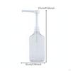 Syrup Dispenser with Pump Clear Sauce Container for Baristas, Bubble