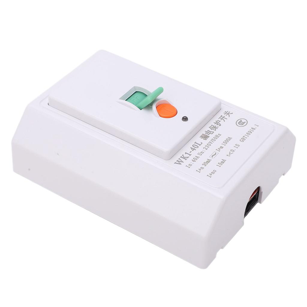 Circuit Breaker Electric Leakage Protection Switch 40A 230V for Heater Conditioner