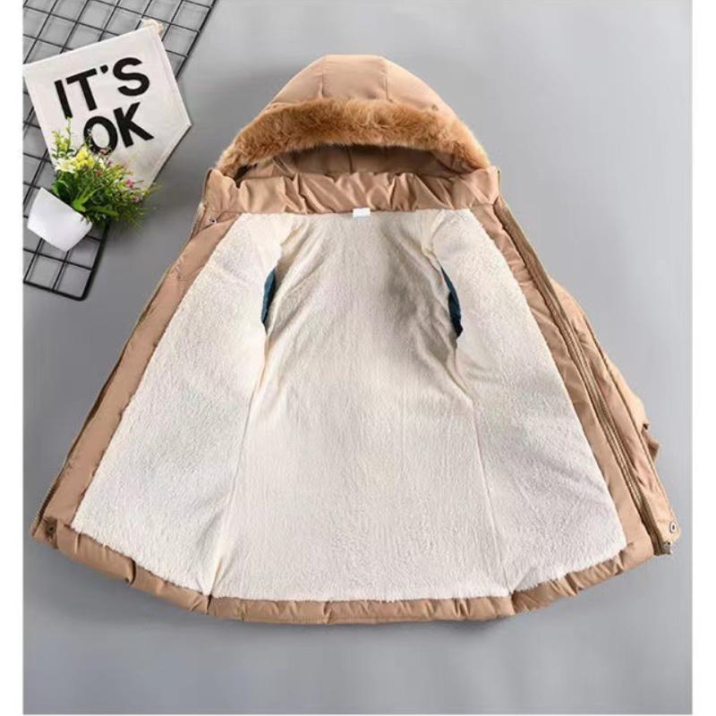 Autumn Winter Girls Jacket Keep Warm Hooded Windproof Outerwear Birthday Christmas Girls Coat 4 5 6 7 8 9 10 Years Kids Clothes