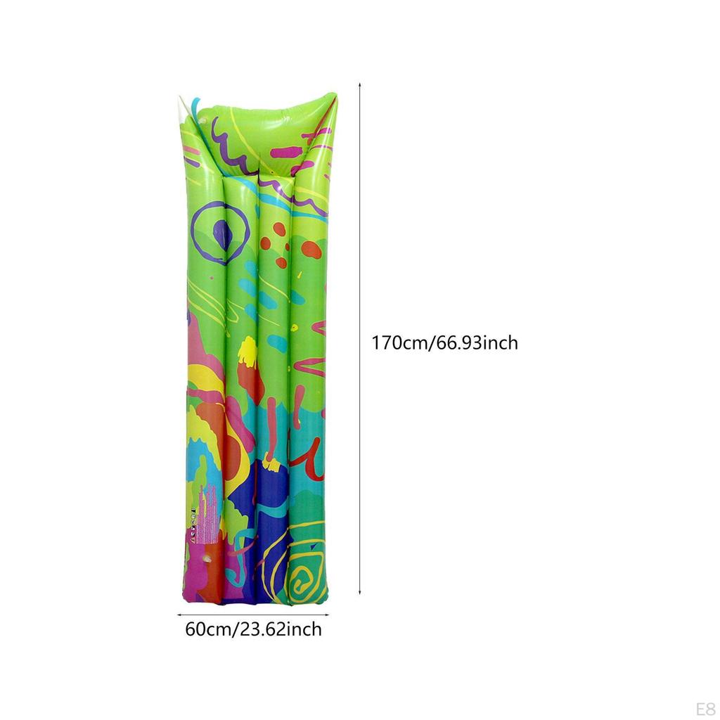 Şişme Havuz Yatağı Su Üzerinde Serin Tutun Eğlenceli Sal Şezlong