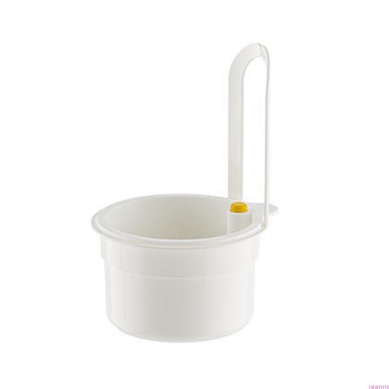 Plastic Sink Drain Strainer Basket, Adjustable Hanging Sink Strainer Colander Drain Basket for Filter Kitchen Waste белый