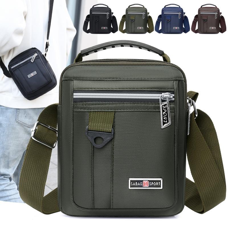 Shoulder Bag Men's Messenger Bag Backpack Casual Waterproof Nylon Bag Travel Bag Trendy Fashion Men's Bag