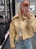 New Polka Dot Texture Street Style Large Lapel Jacket